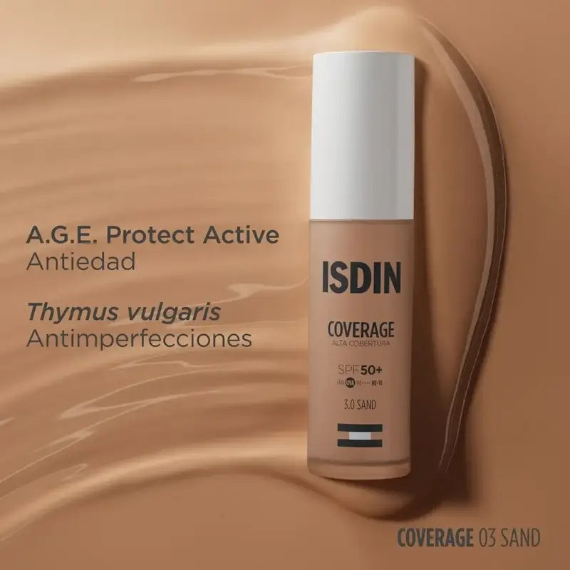 Isdin Coverage 3.0 Sand Spf50+, 30 gr