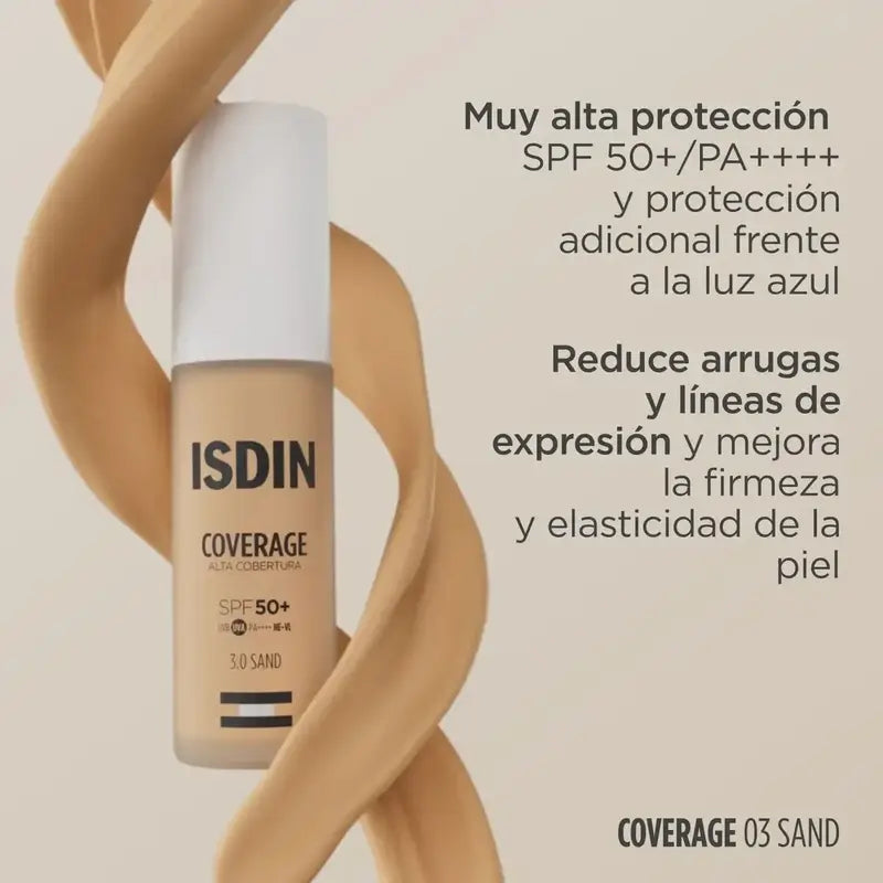 Isdin Coverage 3.0 Sand Spf50+, 30 gr