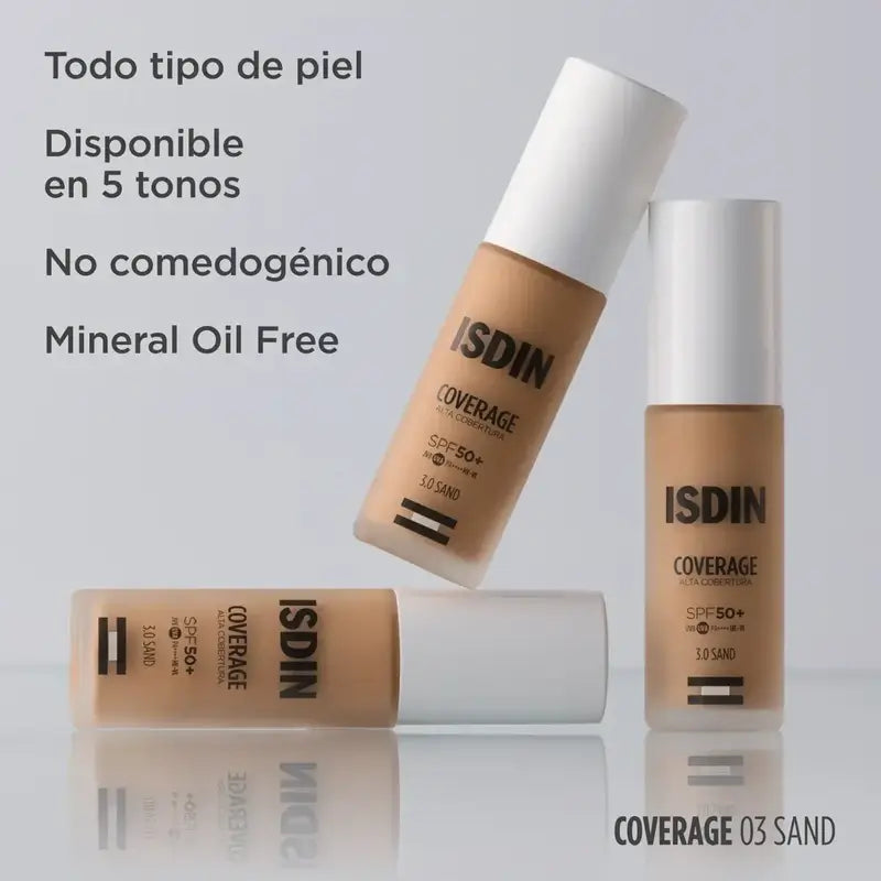 Isdin Coverage 3.0 Sand Spf50+, 30 gr