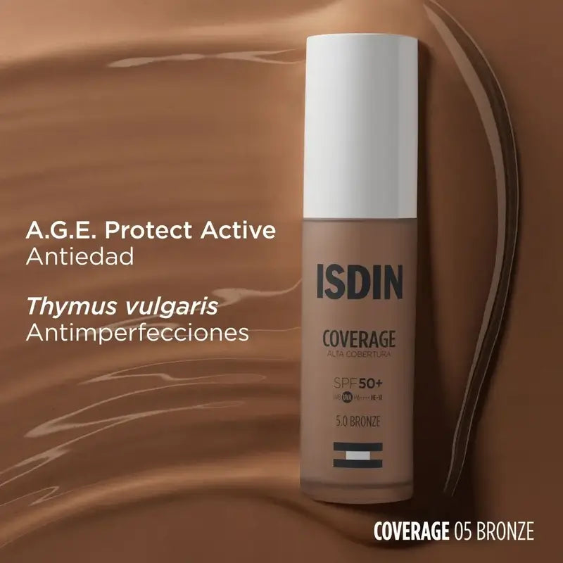 Isdin Coverage 5.0 Bronze Spf50+, 30 gr