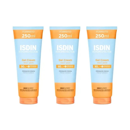 Isdin Fotoprotector Gel Crema Spf 50+, 3X250 Ml
