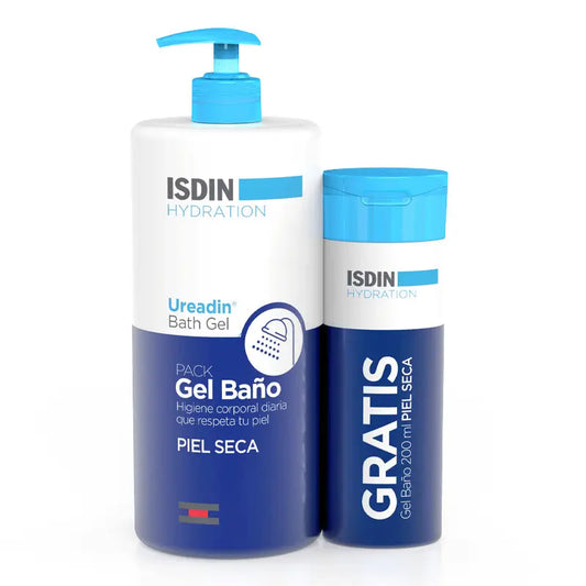 Isdin Ureadin Pack Gel De Baño 1 Litro + 200 Ml Gratis