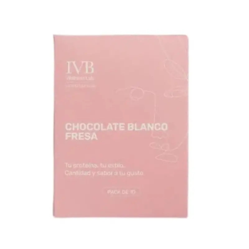 Ivb Wellness Lab Go&Start Line Sticks Sabor Chocolate Blanco-Fresa, 10 sticks