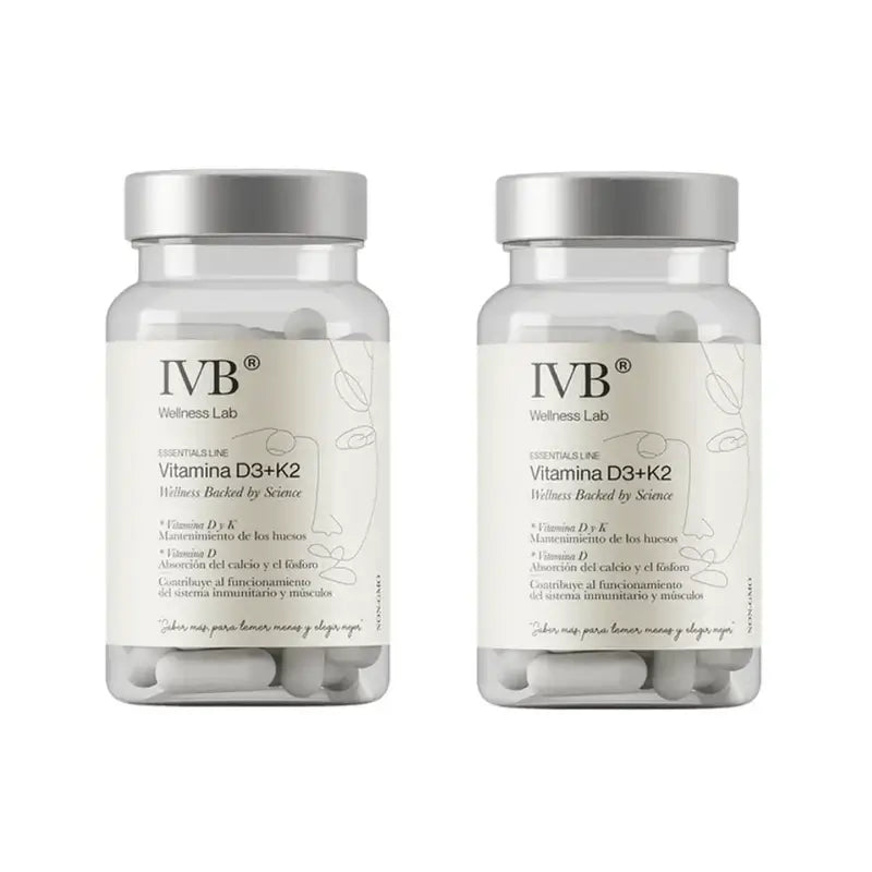 Ivb Wellness Lab Vitamina D3+K2, 2X90 Cápsulas