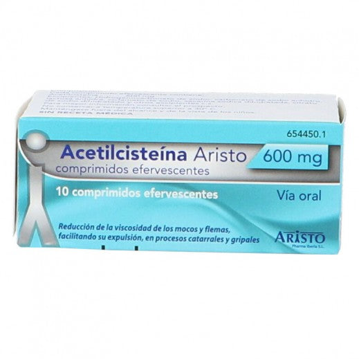 Aristo Acetilcisteina 600 Mg, 20 comprimidos efervescentes