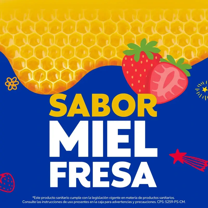 Jarabe Vicks Fórmula Natura Tos Niños Sabor Miel Y Fresa, 140 ml