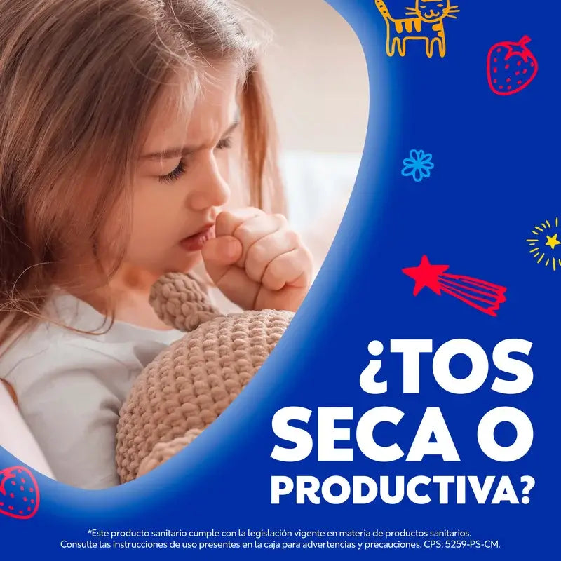 Jarabe Vicks Fórmula Natura Tos Niños Sabor Miel Y Fresa, 140 ml