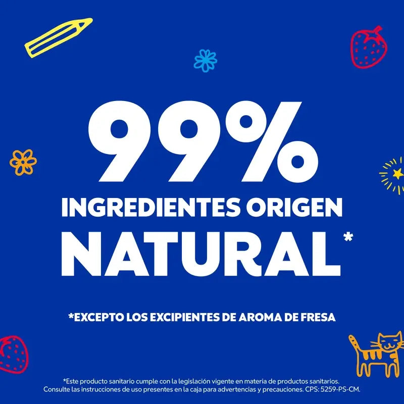 Jarabe Vicks Fórmula Natura Tos Niños Sabor Miel Y Fresa, 140 ml