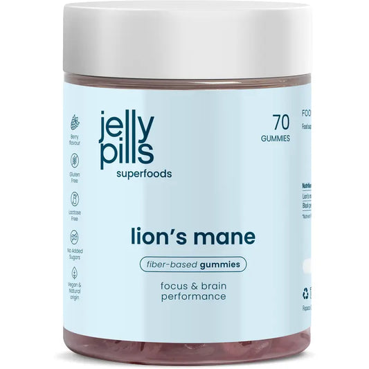 Jelly Pills Lion’S Mane Gummies Frutos Del Bosque, 70 gummies