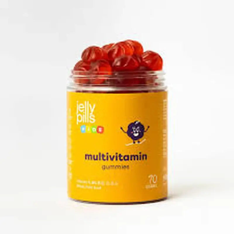 Jelly Pills Multivitamina Kids Fresa, 70 gummies