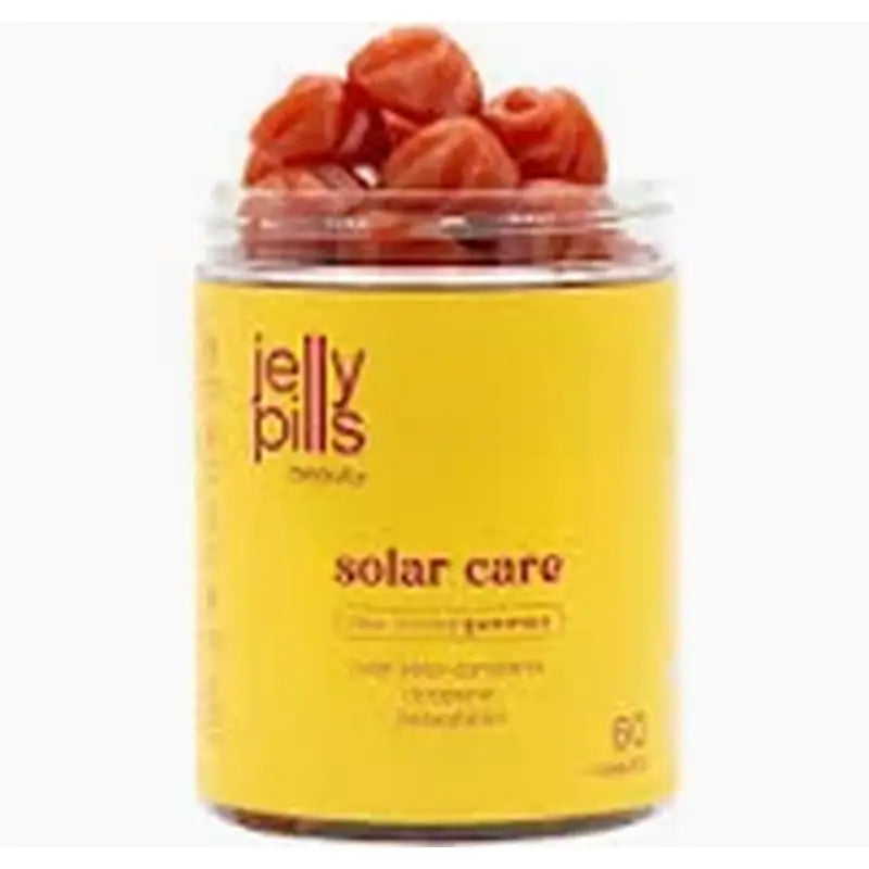 Jelly Pills Solar Care Fresa, 60 gummies