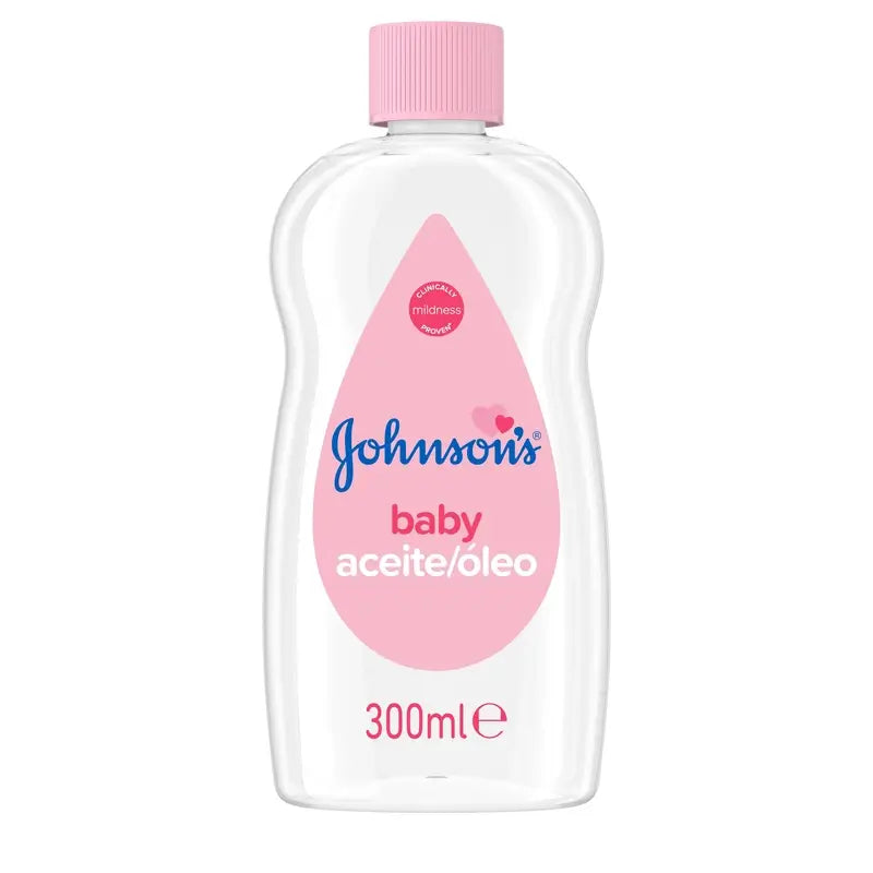 Johnson'S Baby Aceite Regular, Deja la Piel Suave y Sana, Ideal Para Pieles Delicadas, 300 ml