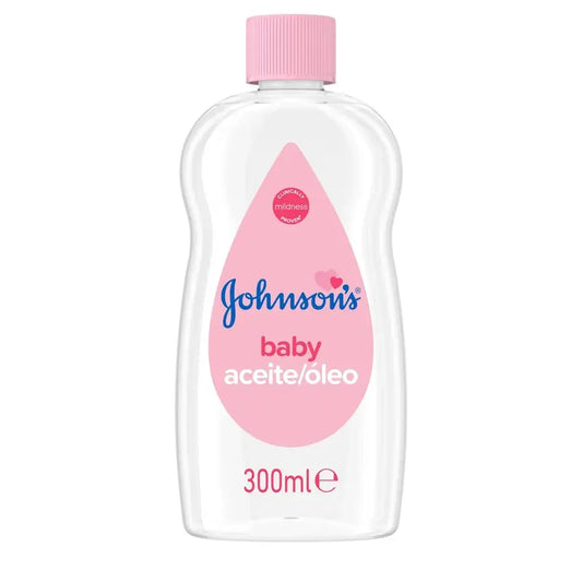 Johnson'S Baby Aceite Regular, Deja la Piel Suave y Sana, Ideal Para Pieles Delicadas, 300 ml