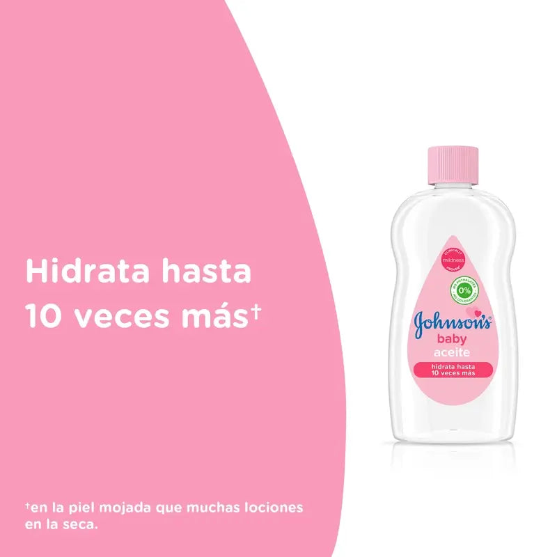 Johnson'S Baby Aceite Regular, Deja la Piel Suave y Sana, Ideal Para Pieles Delicadas, 500 ml