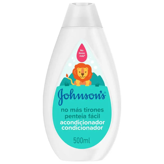 Johnson's Baby Acondicionador Desenredante, Cabello Largo o Rizado, Sin Lágrimas, Hipoalergénico, 500 ml