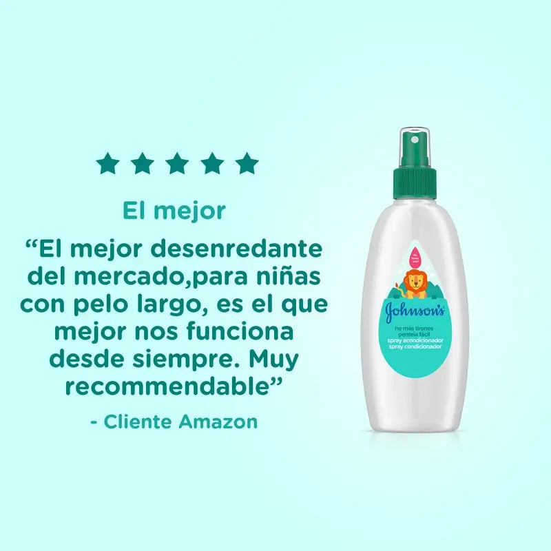 Johnson'S Baby Acondicionador Spray No Más Tirones Para Niños, 200 ml