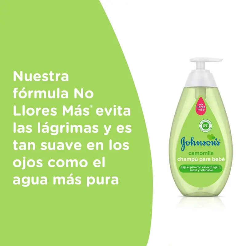 Johnson'S Baby Champú Camomila con Dosificador, 500 ml