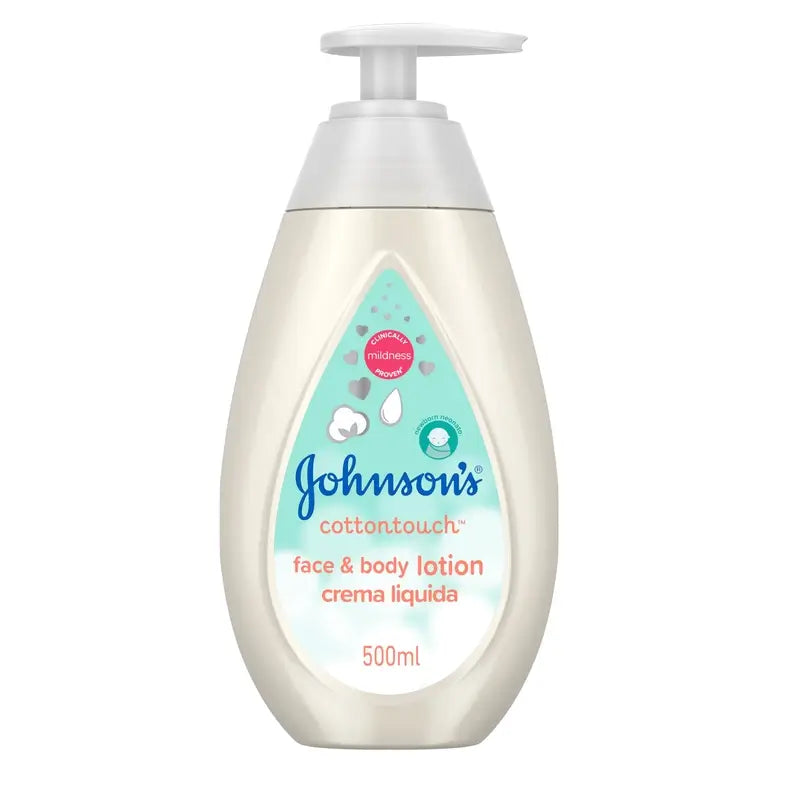 Johnson'S Baby Cottontouch Loción Cara y Cuerpo, 24 Horas de Hidratación, 500 ml