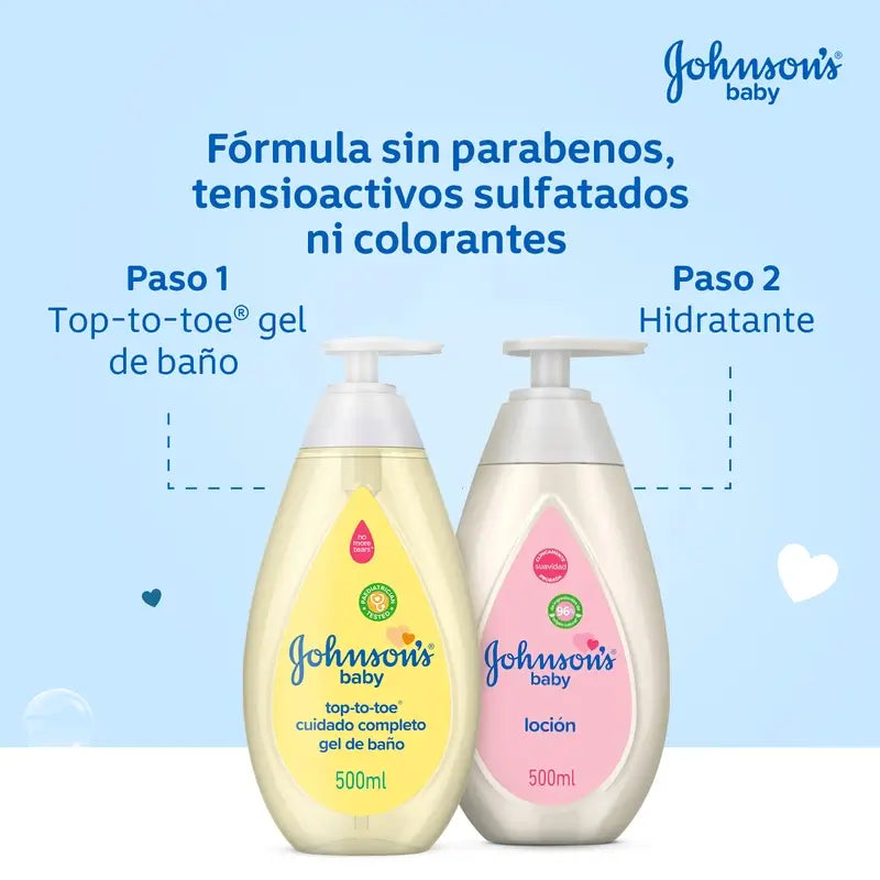 Johnson's Baby Gel de Baño Cuidado Completo, 500 ml