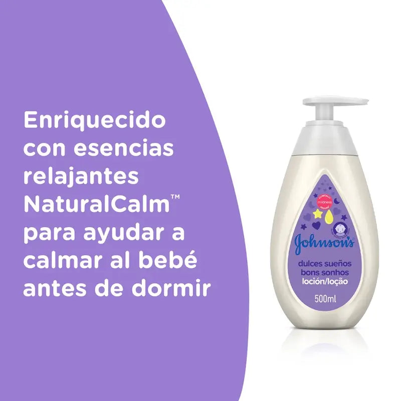 Johnson's Baby Loción Dulces Sueños Uso Diario, 500 ml