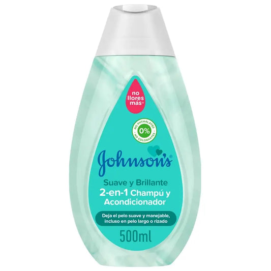 Johnson'S Baby Soft & Shiny Champú y Acondicionador 2 En 1, 500 ml