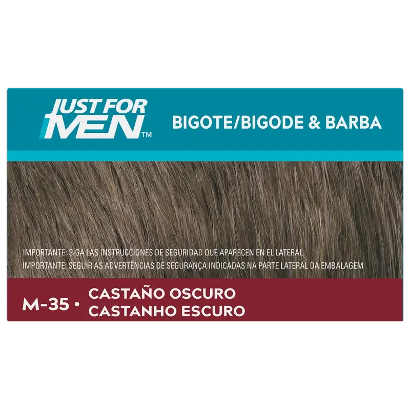 Just For Men Bigote y Barba Castaño Oscuro