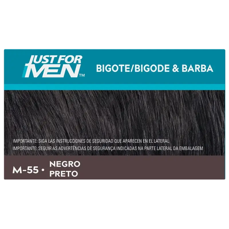 Just For Men Bigote y Barba Negro