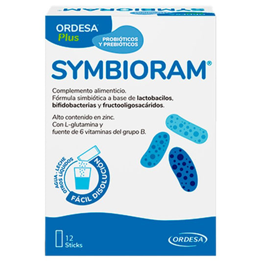 Ordesa Plus Symbioram Sticks 2,5Gr, 12 unidades