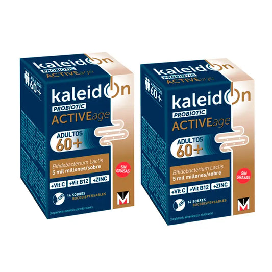 Kaleidon Active Age 60+ Probiotic Duplo, 2 x 14 sobres