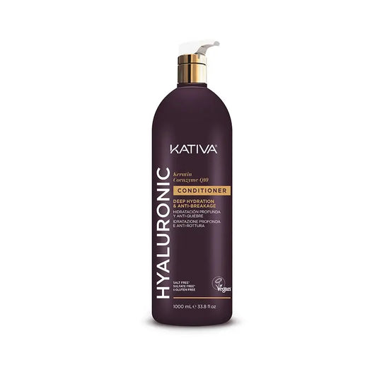 Kativa Hyaluronic Keratina Q10 Acondicionador , 1000 ml