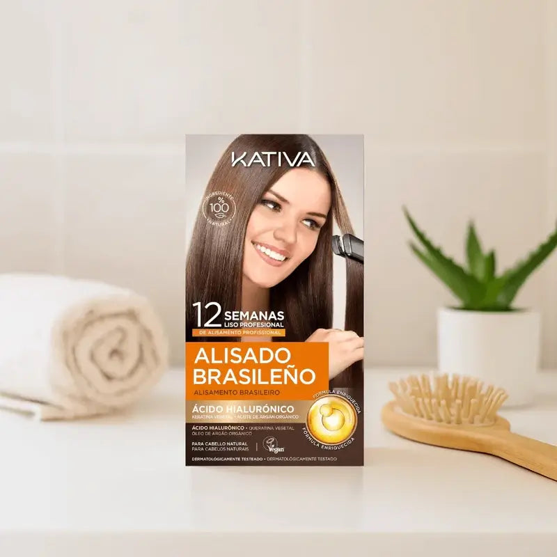 Kativa Kit Alisado De Keratina Con Ácido Hialurónico