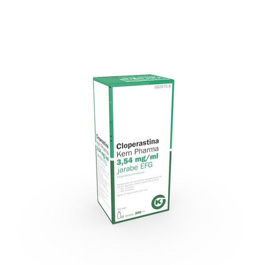 Kern Pharma Cloperastina 3,54 mg/ml Jarabe 1 Frasco, 200 ml