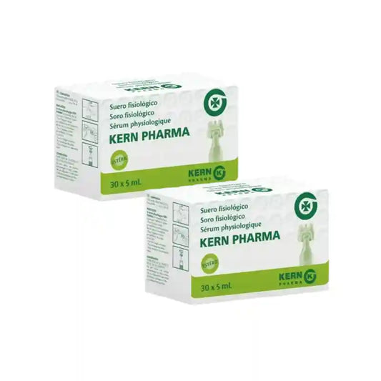 Kern Pharma Suero Fisiológico Unidosis 5 Ml 30 Unidades, Pack De 2