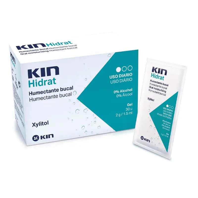 KIN Hidrat Gel 2 gr x 30 Sachets para refrescar e hidratar la boca