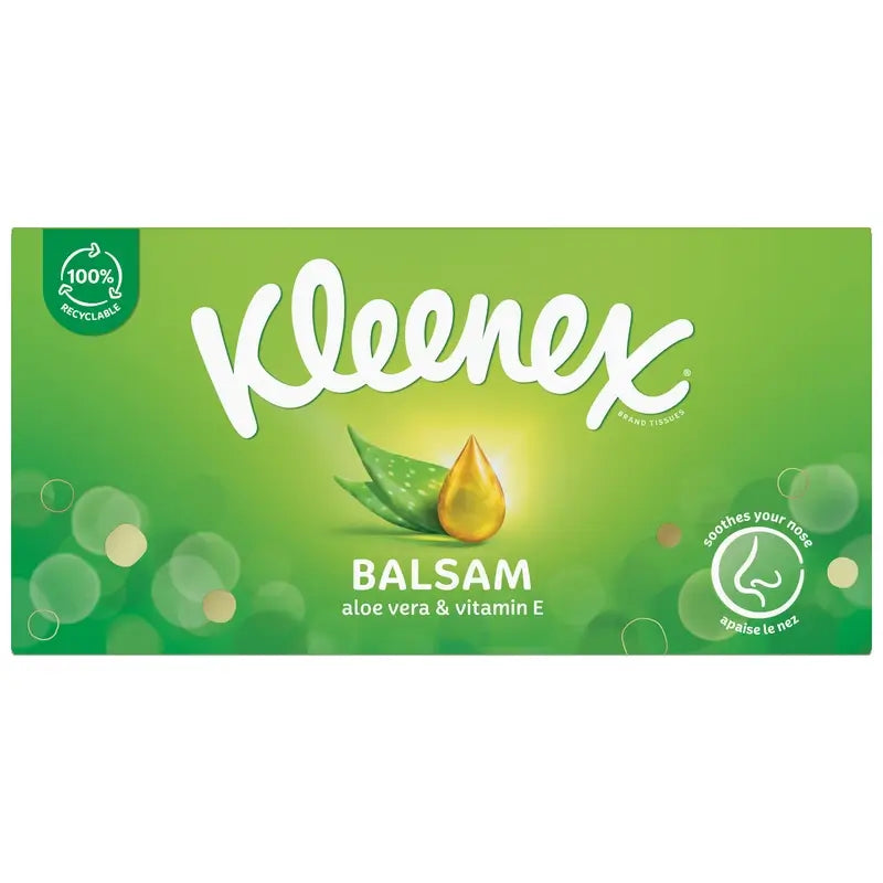 Kleenex Balsam Pañuelos Facial , 64 unidades