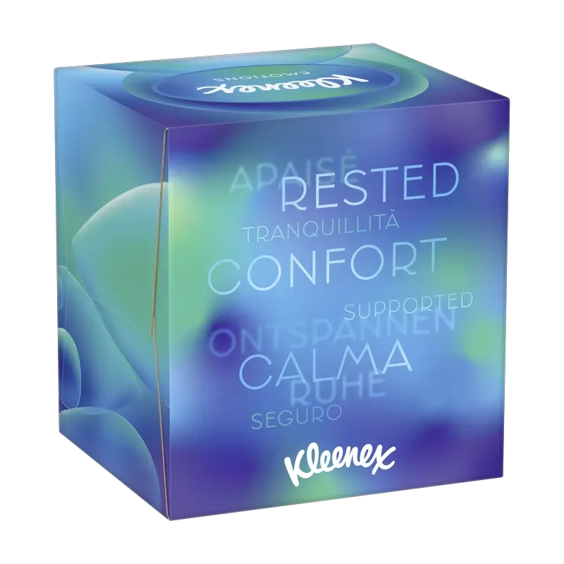 Kleenex Cubo Collection Pañuelos Facial , 48 unidades