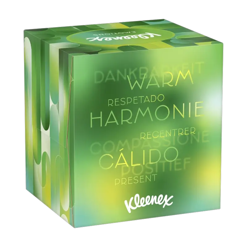 Kleenex Cubo Collection Pañuelos Facial , 48 unidades