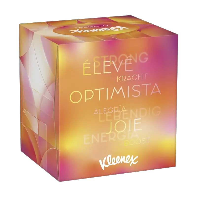 Kleenex Cubo Collection Pañuelos Facial , 48 unidades
