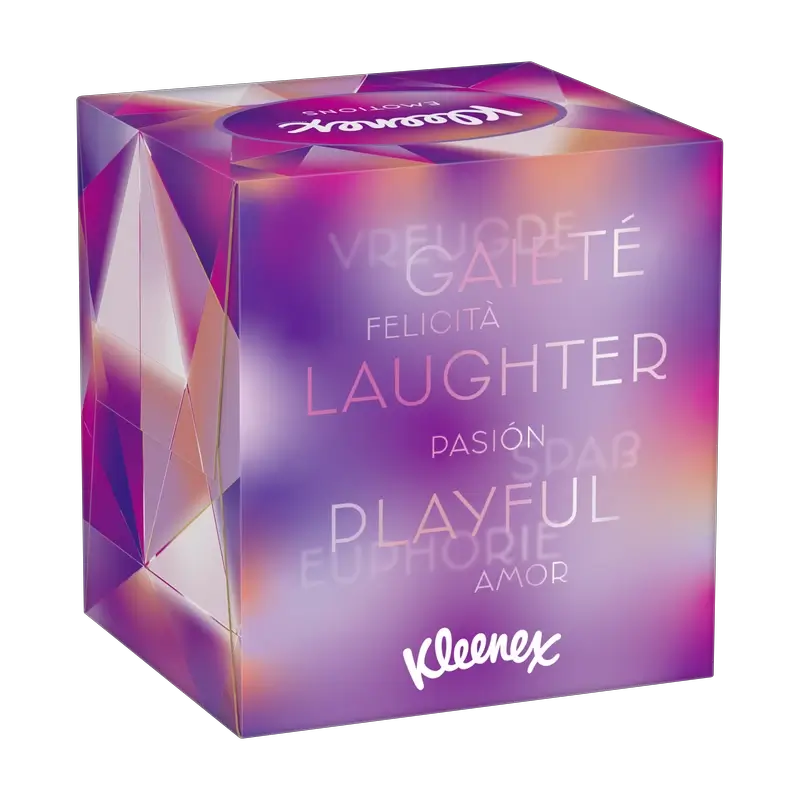 Kleenex Cubo Collection Pañuelos Facial , 48 unidades