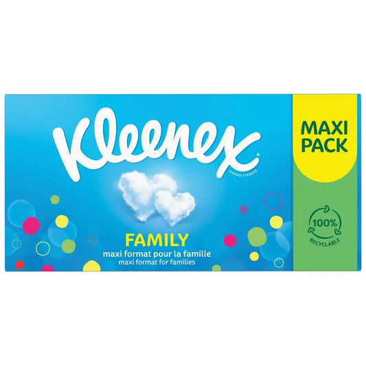 Kleenex Family Pañuelos Facial , 128 unidades