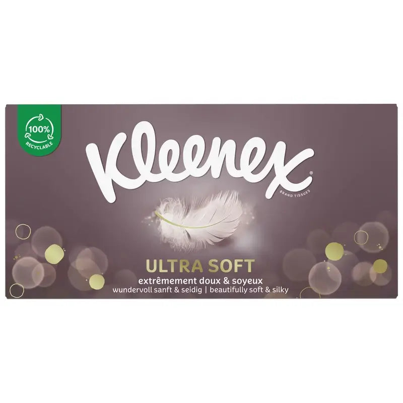 Kleenex Ultrasoft Pañuelos Facial , 64 unidades