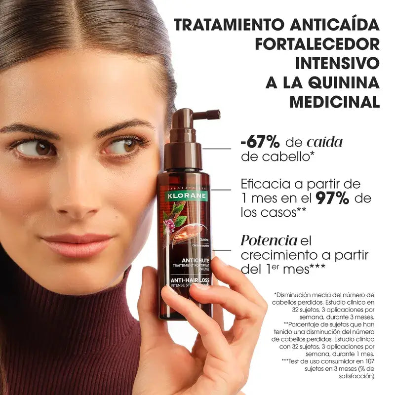 Klorane Sérum Tratamiento Anticaída a la Quinina, 100 ml