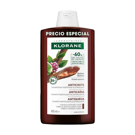 Klorane Champú a la Quinina y Edelweis Bio 400 ml