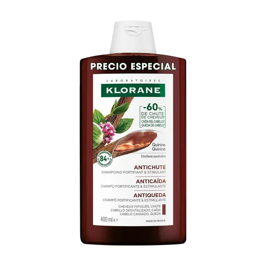 Klorane Champú a la Quinina y Edelweis Bio 400 ml