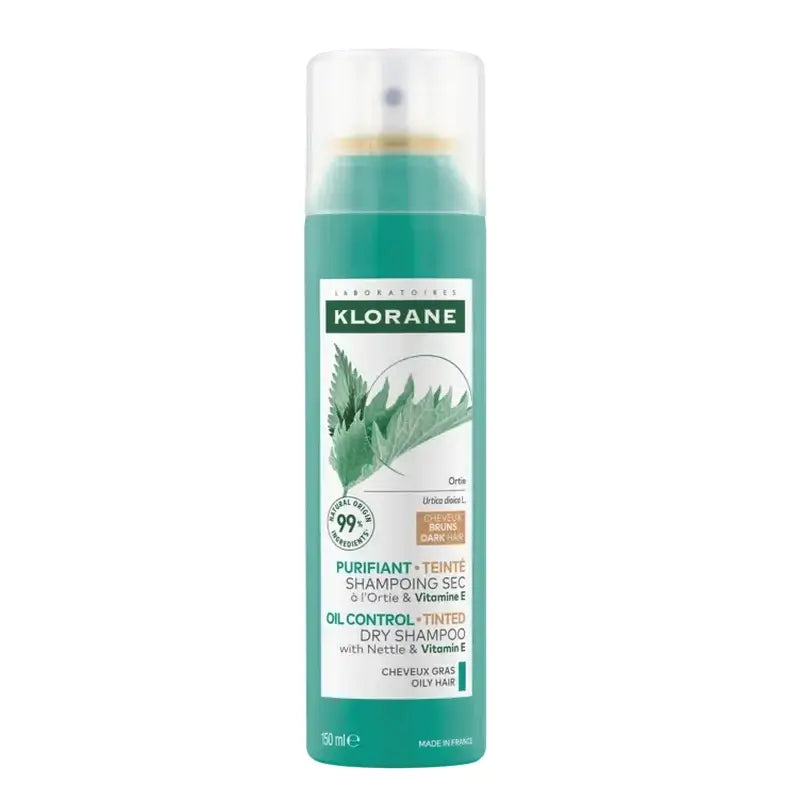 Klorane Champú Seco Seborreductor Ortiga Con Color Natural 150 Ml