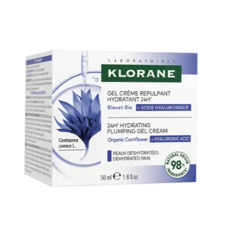 Klorane Gel Crema al Agua de Aciano 50 Ml