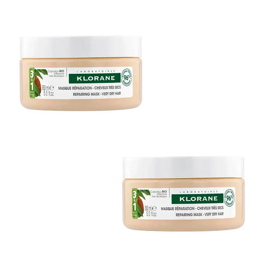 Klorane Mascarilla Al Cupuaçu Bio, 2X150 Ml
