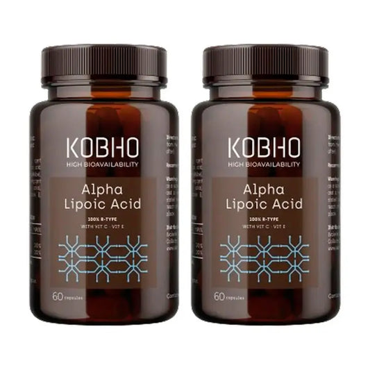 Kobho Labs  Duplo Suplemento Ácido Alfa Lipoico, 2 x 3 x  60 cápsulas