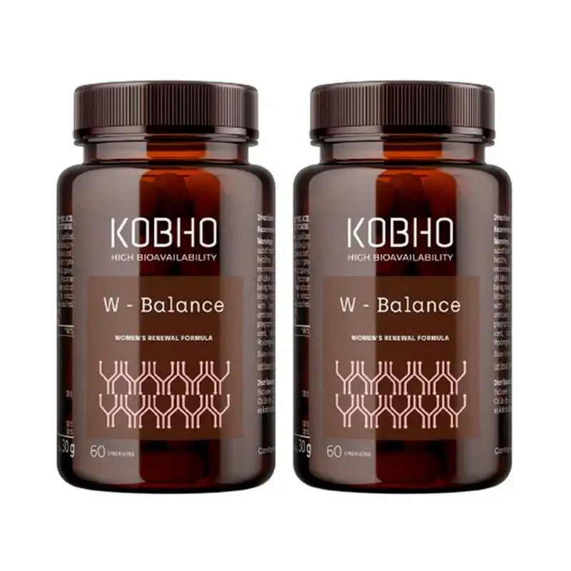 Kobho Labs  Duplo  Suplemento W- Balance, 2 x  3 x  60 cápsulas