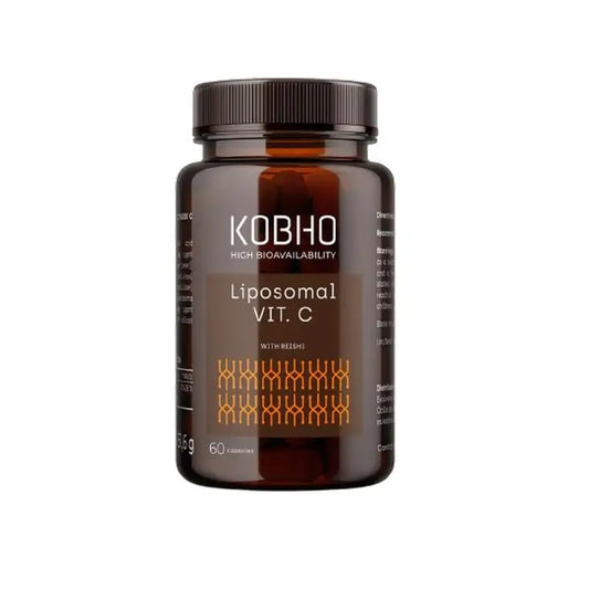 Kobho Labs Suplemento Vitamina C Liposomal + Reishi, 60 cápsulas